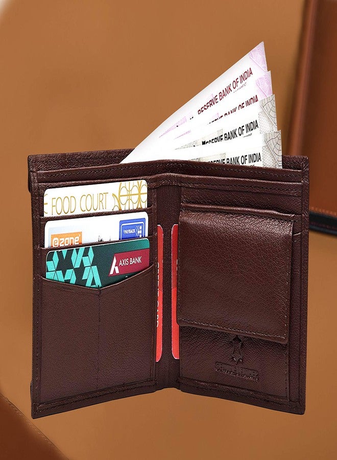 WildHorn Leather Wallet And Classic Belt Combo For Men, Brown - Image 4